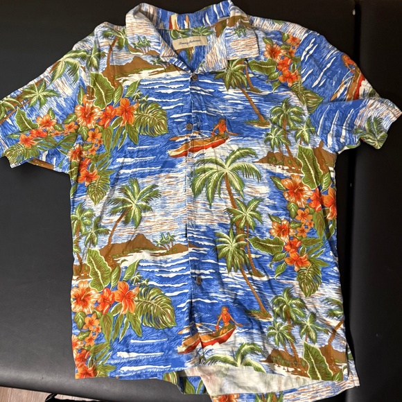Tommy Bahama Silk Shirt - Picture 1 of 3